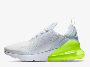 nike air max 270 flyknit trainers white green